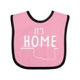 thumbnail image 1 of Inktastic It's Home- State of Oklahoma outline Boys or Girls Baby Bib, 1 of 4