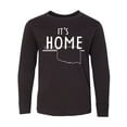 thumbnail image 1 of Inktastic It's Home- State of Oklahoma outline Long Sleeve Youth T-Shirt, 1 of 5