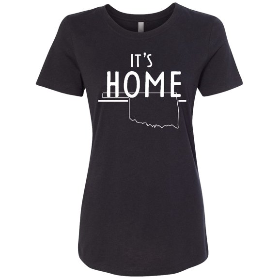 Inktastic It's Home State of Oklahoma Outline Women's T-Shirt