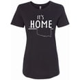thumbnail image 1 of Inktastic It's Home State of Oklahoma Outline Women's T-Shirt, 1 of 5
