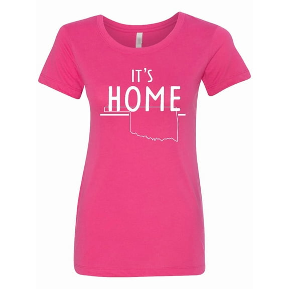Inktastic It's Home State of Oklahoma Outline Women's T-Shirt