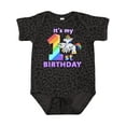 thumbnail image 1 of Inktastic It's My 1st Birthday Unicorn Boys or Girls Baby Bodysuit, 1 of 5