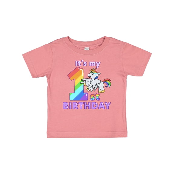 Inktastic It's My 1st Birthday Unicorn Boys or Girls Baby T-Shirt