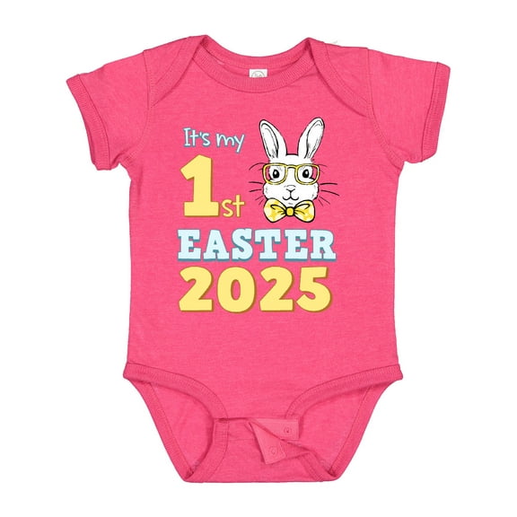 Inktastic It's My 1st Easter 2025 Boys or Girls Baby Bodysuit