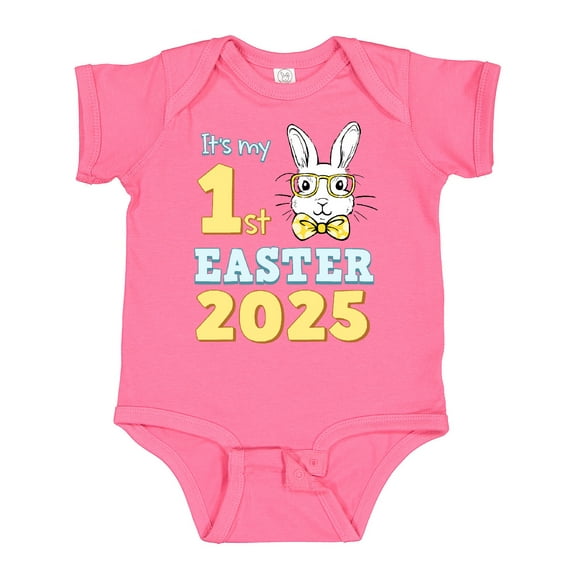 Inktastic It's My 1st Easter 2025 Boys or Girls Baby Bodysuit