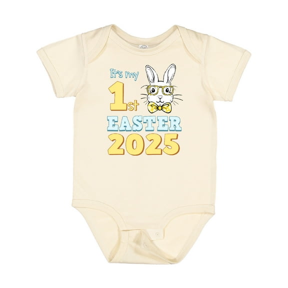 Inktastic It's My 1st Easter 2025 Boys or Girls Baby Bodysuit