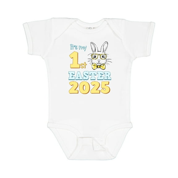 Inktastic It's My 1st Easter 2025 Boys or Girls Baby Bodysuit