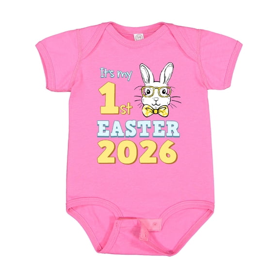 Inktastic It's My 1st Easter 2026 Boys or Girls Baby Bodysuit