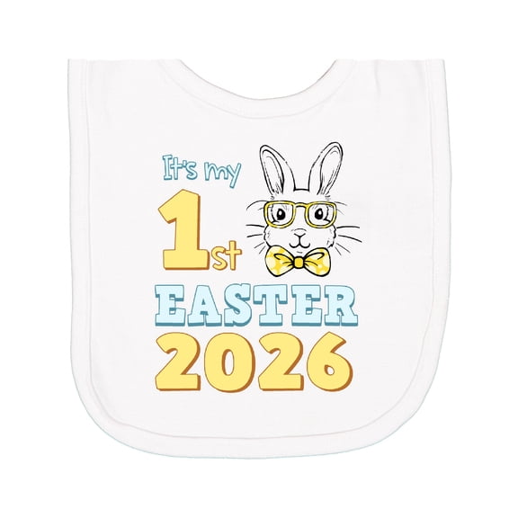 Inktastic It's My 1st Easter 2026 Newborn Bib