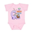 thumbnail image 1 of Inktastic It's My 1st Easter Dinosaur Painting Eggs Boys or Girls Baby Bodysuit, 1 of 5