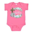 thumbnail image 1 of Inktastic It's My 1st Easter with Cross and Flowers Boys or Girls Baby Bodysuit, 1 of 5
