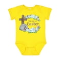 thumbnail image 1 of Inktastic It's My 1st Easter with Cross and Flowers Boys or Girls Baby Bodysuit, 1 of 5