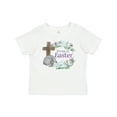thumbnail image 1 of Inktastic It's My 1st Easter with Cross and Flowers Boys or Girls Baby T-Shirt, 1 of 5