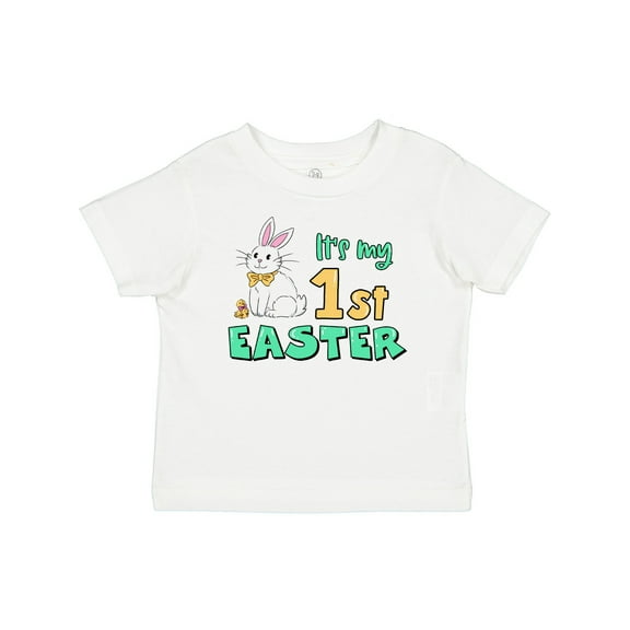 Inktastic It's My 1st Easter with Cute Chick and Bunny Boys or Girls Baby T-Shirt
