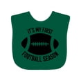 thumbnail image 1 of Inktastic It's My 1st Football Season Boys or Girls Baby Bib, 1 of 4
