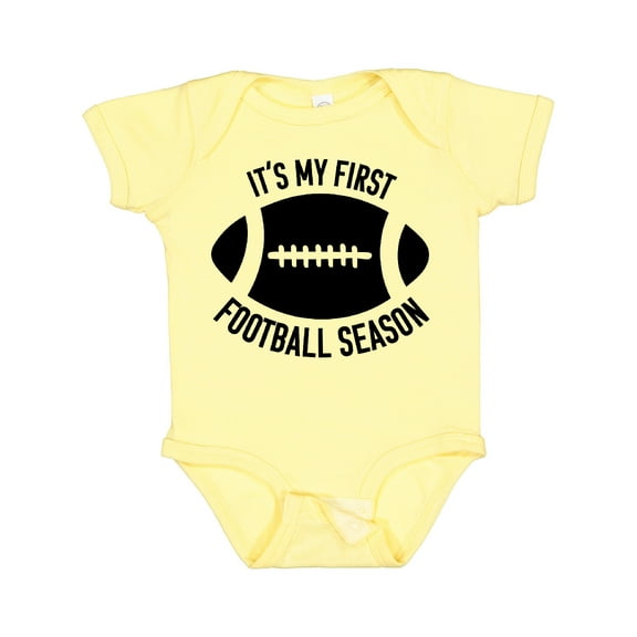 Inktastic It's My 1st Football Season Boys or Girls Baby Bodysuit