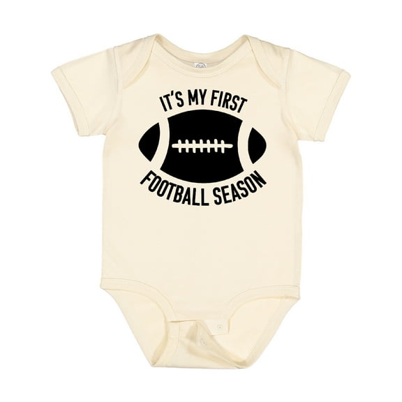 Inktastic It's My 1st Football Season Boys or Girls Baby Bodysuit