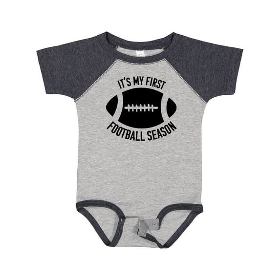 Inktastic It's My 1st Football Season Boys or Girls Baby Bodysuit