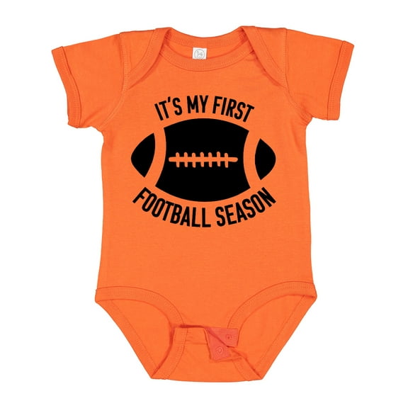 Inktastic It's My 1st Football Season Boys or Girls Baby Bodysuit