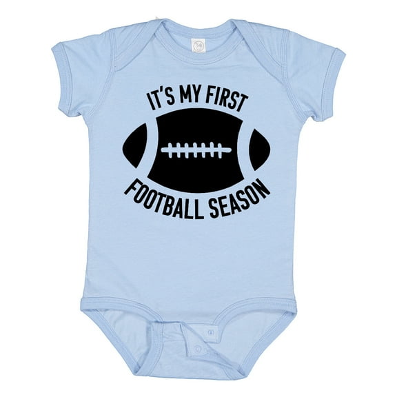 Inktastic It's My 1st Football Season Boys or Girls Baby Bodysuit