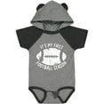 thumbnail image 1 of Inktastic It's My 1st Football Season Distressed Boys or Girls Baby Bodysuit, 1 of 5