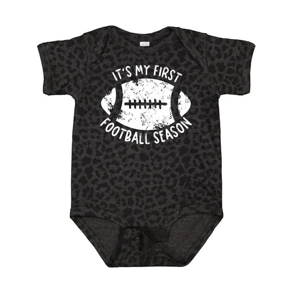 Inktastic It's My 1st Football Season Distressed Boys or Girls Baby Bodysuit