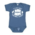 thumbnail image 1 of Inktastic It's My 1st Football Season Distressed Boys or Girls Baby Bodysuit, 1 of 5