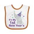 thumbnail image 1 of Inktastic It's My 1st New Year's Elephant Boys or Girls Baby Bib, 1 of 4
