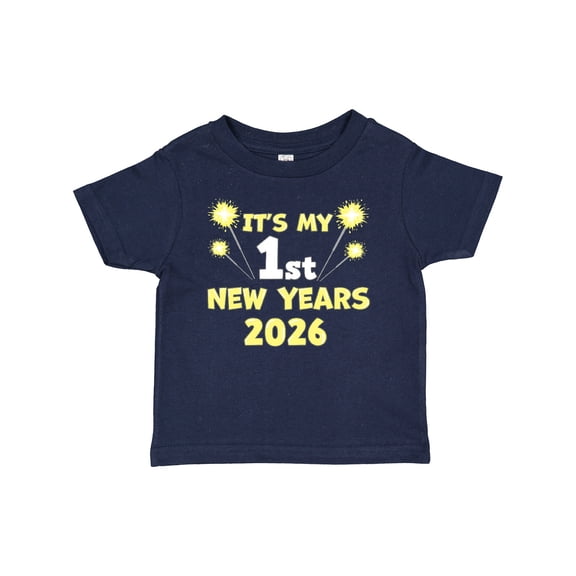 Inktastic It's My 1st New Years 2026 Boys or Girls Baby T-Shirt