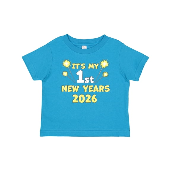 Inktastic It's My 1st New Years 2026 Boys or Girls Baby T-Shirt