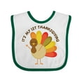 thumbnail image 1 of Inktastic It's My 1st Thanksgiving Boys or Girls Baby Bib, 1 of 4