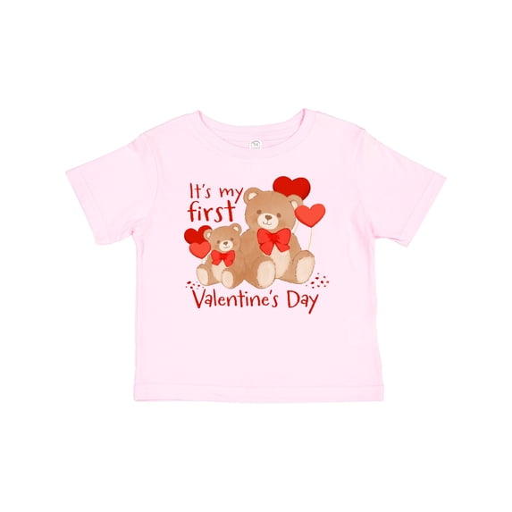 Inktastic It's My 1st Valentine's Day Boys or Girls Baby T-Shirt