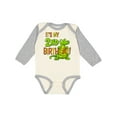 thumbnail image 1 of Inktastic It's My 2nd Birthday with Cute Green Alligator Boys or Girls Long Sleeve Baby Bodysuit, 1 of 5