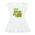 thumbnail image 1 of Inktastic It's My 2nd Birthday with Cute Green Alligator Girls Toddler Dress, 1 of 5