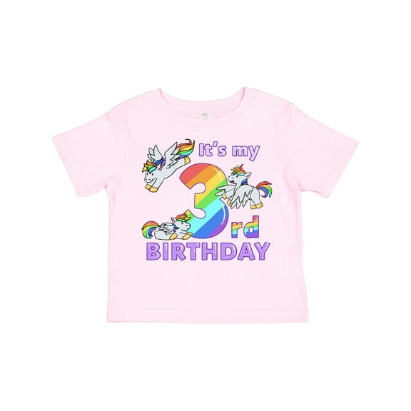 Inktastic It's My 3rd Birthday Unicorn Boys or Girls Toddler T-Shirt