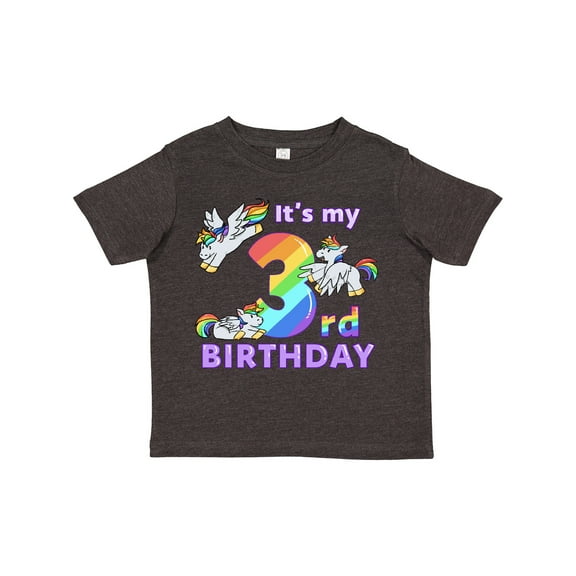 Inktastic It's My 3rd Birthday Unicorn Boys or Girls Toddler T-Shirt