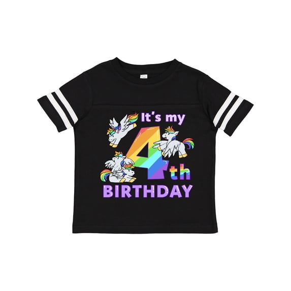 Inktastic It's My 4th Birthday Unicorn Boys or Girls Toddler T-Shirt