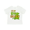 thumbnail image 1 of Inktastic It's My 5th Birthday with Cute Green Alligator Boys or Girls Toddler T-Shirt, 1 of 5