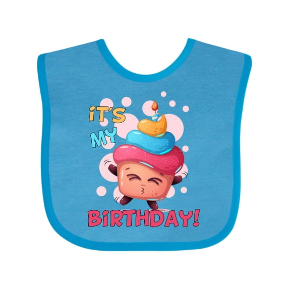 Inktastic It's My Birthday Boys or Girls Baby Bib
