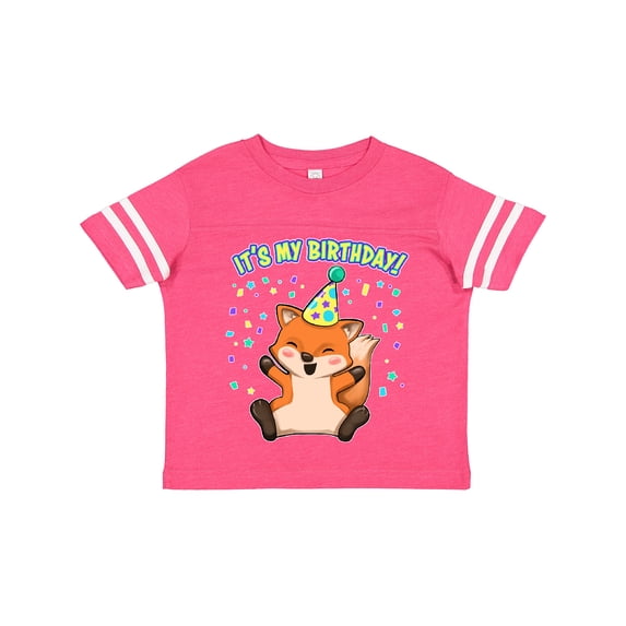 Inktastic It's My Birthday- Cute Fox Boys or Girls Toddler T-Shirt