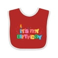 thumbnail image 1 of Inktastic It's My Birthday Letters Boys or Girls Baby Bib, 1 of 4
