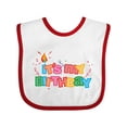 thumbnail image 1 of Inktastic It's My Birthday Letters Boys or Girls Baby Bib, 1 of 4