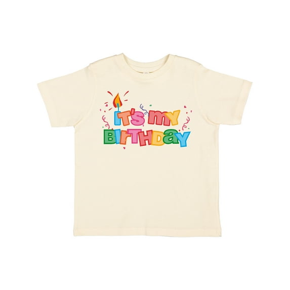Inktastic It's My Birthday Letters Boys or Girls Toddler T-Shirt