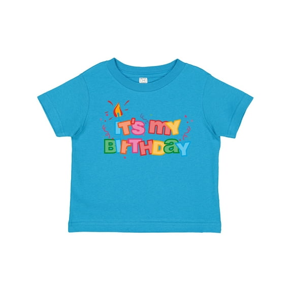 Inktastic It's My Birthday Letters Boys or Girls Toddler T-Shirt