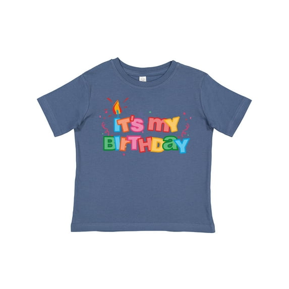 Inktastic It's My Birthday Letters Boys or Girls Toddler T-Shirt
