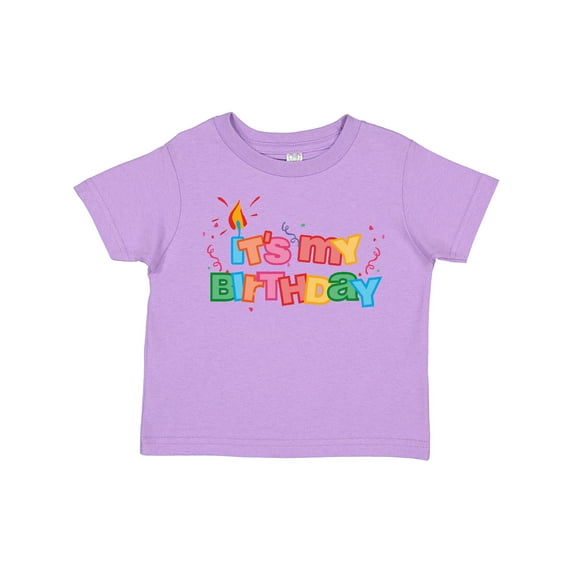 Inktastic It's My Birthday Letters Boys or Girls Toddler T-Shirt
