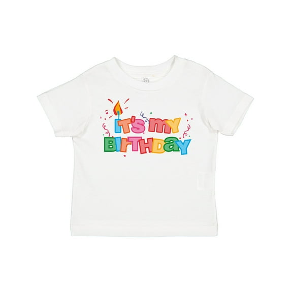 Inktastic It's My Birthday Letters Boys or Girls Toddler T-Shirt