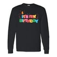 thumbnail image 1 of Inktastic It's My Birthday Letters Long Sleeve T-Shirt, 1 of 5