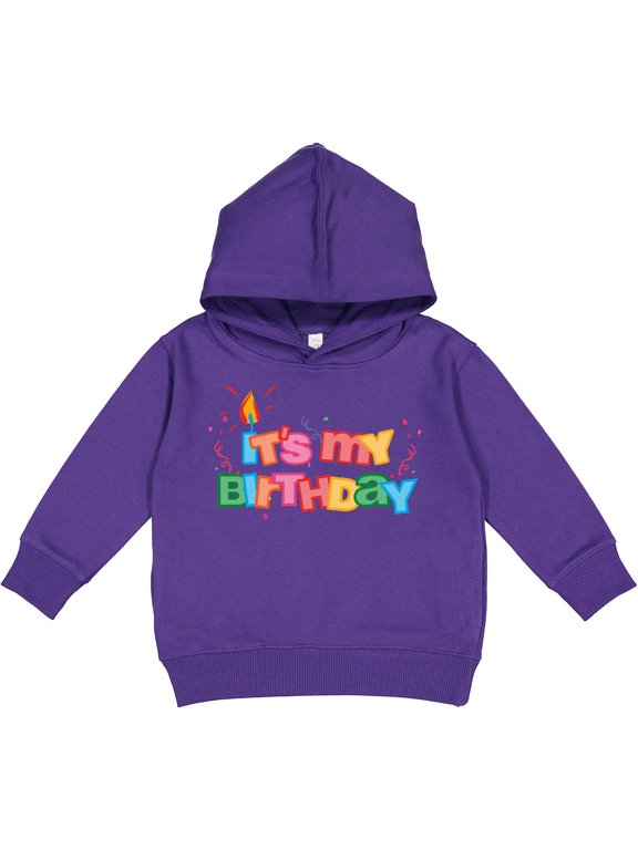 It's My Birthday Letters Toddler Hoodie