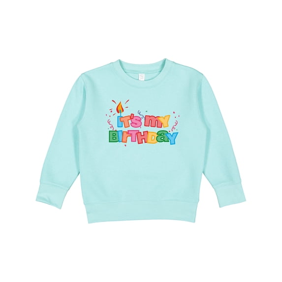 Inktastic It's My Birthday Letters Toddler Sweatshirt